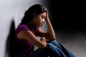 depressed teenager